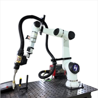 Robot Kolaboratif Huayan E12 yang Lebih Stabil, Cobot 1800mm, Baja Karbon, Baja Tahan Karat, Paduan Aluminium, Pengelasan Busur atau Pengelasan Laser
