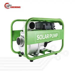 太阳能泵4 "280v2200w3hp交流/DC自动切换高扬程高流量地面自吸DC太阳能灌溉泵