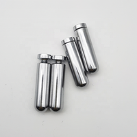 1/2\" Diameter Steel Desktop Table Standoffs Chromed Finish 1/4\"-D12X40 Fasteners for Material Hole Product Category Fasteners