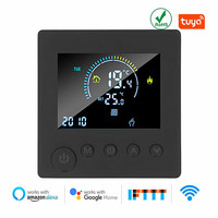 Termostato Inteligente WiFi Tuya para el Hogar, Calefacción por Suelo Radiante Eléctrico/Agua, Caldera de Gas, Control Remoto de Temperatura, Compatible con Alexa, 3A/16A