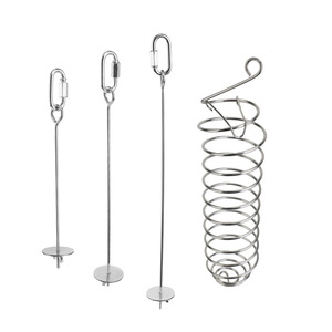 Stainless Steel <b>Bird</b> <b>Feeder</b> Fork Hanging Fruit Basket Spiral Design For <b>Birds</b> And Small Pets Durable Pet Food Rack - Product Image 1