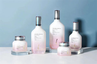 Botella de cristal cosmética para cuidado de la piel, tarro de cristal para loción y crema facial, 30g, 50g, 40ml, 100ml, 120ml, último diseño