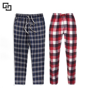 Soft Bamboo Cotton <strong>Pyjama</strong> <strong>Pants</strong> Casual Custom <strong>Men's</strong> Knitted Waffle Embroidered Sleepwear <strong>Pants</strong> - Product Image 6