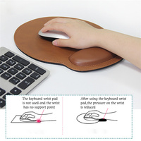 Alas Mouse Anti-Slip PU Ramah Pergelangan Tangan untuk Rumah atau Kantor Sebagai Hadiah Sambutan Ide Hadiah Promosi & Bisnis