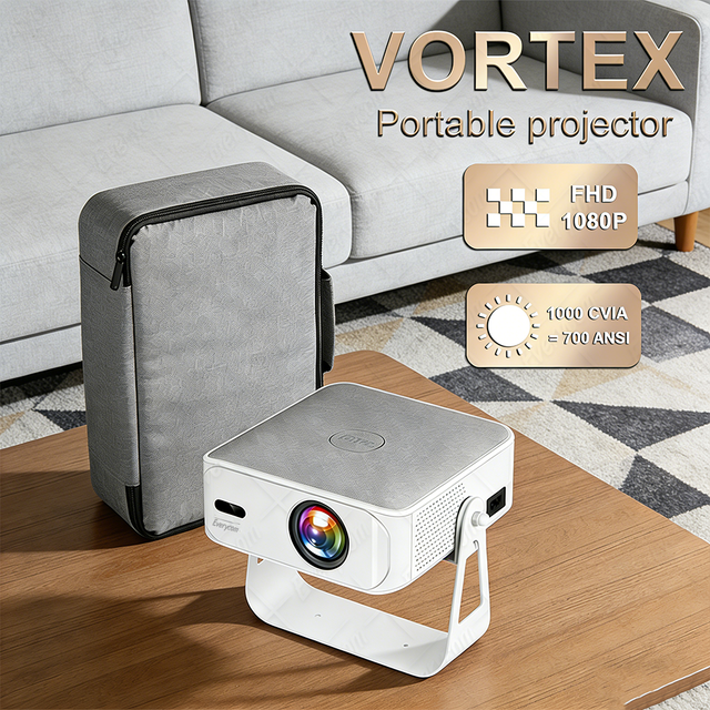 Portable Mini Projector 1080P Full hd Projector Video Projector 4K Smart Android Projector 4K Mini Proyector with Bag Stand
