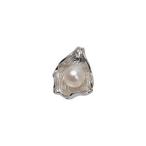 จี้เปลือกหอยเงินแท้ S925 รุ่น Wenchi ขนาดเล็ก สำหรับผู้หญิง สไตล์รังนก สำหรับทำเครื่องประดับไข่มุกแบบ DIY รุ่น 14225 - Product Image 5