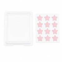 Boîte blister transparente en PET pour emballage protecteur de patchs étoiles, étui robuste pour outils cosmétiques et esthétiques médicales, plateau jetable personnalisé