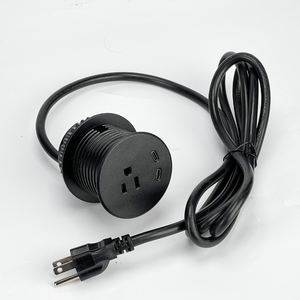 Prise de courant encastrée pour meubles, prise murale encastrée 60 mm, alimentation AC PD20W USB, prise universelle pour canapé, <span class=keywords><strong>mini</strong></span> prise ronde - Product Image 5