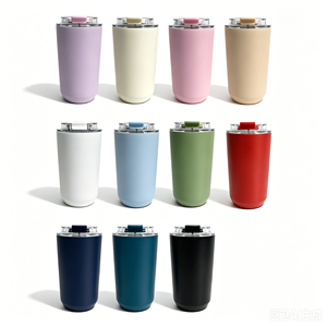 insulated travel mug16oz 480ml Small sip-through lid Leak-proof <b>mugs</b> customizable Multiple color options thermal <b>mug</b> - Product Image 3