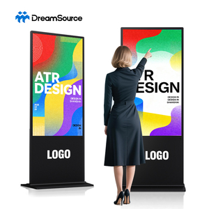 Pantalla Táctil Publicitaria de Doble Cara de 43 Pulgadas, Kiosco con Soporte de Piso LCD, Señalización Digital y Pantalla para Centros Comerciales - Product Image 1