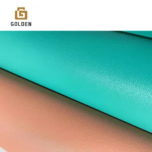 Calçados de couro sintético para homens, folhas impressas da tendência de couro colorido não tecido com 3mm sapatos espessos de couro sintético de pvc para homens