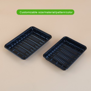 Barquettes alimentaires en plastique thermoformées ODM/OEM personnalisées pour légumes, fruits, biscuits, pâtisseries, desserts – jetables - Product Image 3