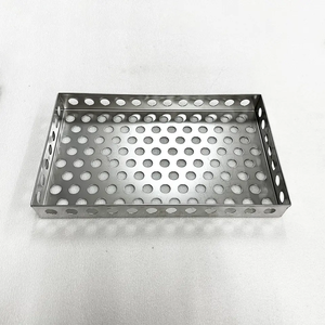 SS201 304 Stainless Steel Perforated Tray Baking <strong>Pan</strong> Oven Sheet <strong>Pan</strong> for <strong>Grilled</strong> Fish/vegetables - Product Image 5