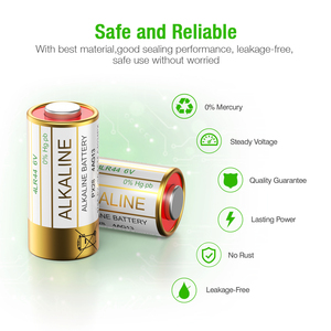 EBL 6 Volt <b>Battery</b> 4LR44 Dog Collar <b>Batteries</b> (10 Pack) 6V Alkaline <b>Batteries</b> 476A / PX28A / A544 / K28A / L1325 - Product Image 4