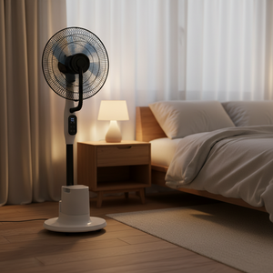 <span class=keywords><strong>Ventilateur</strong></span> brumisateur électrique numérique à moteur AC en plastique avec télécommande pour le refroidissement - Product Image 2