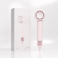 Sèche-cheveux professionnel Cuyon 1600W, moteur AC 110 000 tr/min, circulation d'air froid et chaud, protection thermique, diffuseur ionique, buse haute vitesse