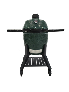Grande <span class=keywords><strong>Barbecue</strong></span> Grill Extérieur en Céramique Vert Forêt Brillant de 22 Pouces en Forme d'Œuf, Modèle Moderne de Grand Fabricant - Product Image 3