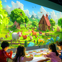 Système de projection murale interactive 3D de frappe de balles AR, jeux de piscine à balles, logiciel de jeux de frappe de balles pour aire de jeux intérieure, parc d'attractions