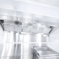 Camion de restauration multifonctionnel en acier inoxydable entièrement équipé, chariot mobile pour la vente au détail