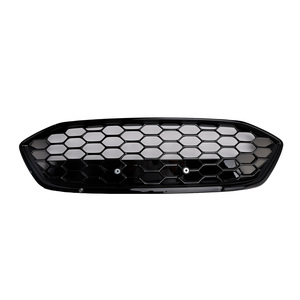 Pour <span class=keywords><strong>Ford</strong></span> <span class=keywords><strong>Focus</strong></span> MK4 2018-2021 Style ST Grille de pare-chocs avant en maille noire brillante - Product Image 1