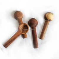Récipients à café, sucre et thé avec cuillères, bocaux en verre avec couvercles et cuillères en bois, ensemble de 3 boîtes à café pour comptoir