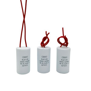 Condensateurs à film <span class=keywords><strong>CBB60</strong></span> Condensateurs de fonctionnement <span class=keywords><strong>6uf</strong></span> pour pompe à eau, moteur d'obturation - Product Image 4