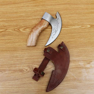 Hacha para Pizza de Acero con Alto Contenido de Carbono Hecha a Mano, de Grado Industrial, Personalizada para Exteriores - Product Image 1