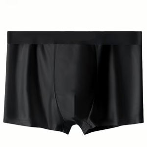 Sous-vêtements pour homme à séchage rapide, boxer sans couture, confortable, doux, en soie glacée, taille élastique douce, sous-vêtements pour homme en vente - Product Image 3
