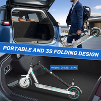 Trottinette électrique pliable 250W 25kmh 36V 10.5Ah 8.5 pouces pneu plein entrepôt UE E Scooter pour unisexe