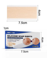 Feuilles de cicatrices en silicone respirant OEM pâte pour l'élimination des brûlures réduction des cicatrices feuilles de cicatrices pour la chirurgie soin des plaies plâtre chinois
