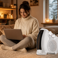 Vente en gros de radiateur céramique intelligent moderne portable en ABS ignifuge avec télécommande et fonction minuterie pour le salon