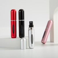Botol Sampel Parfum 5ml Ukuran Kecil Tersedia, Desain Isi Langsung dengan Pompa Semprot dan Tutup Tekan Aluminium