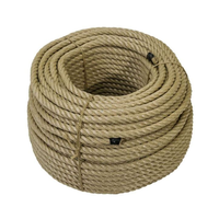 Cordon en jute tressé 100% naturel, recyclable, 1-50 mm, en sisal, pour emballage, décoration DIY, couleur personnalisée KT-09 Bangladesh