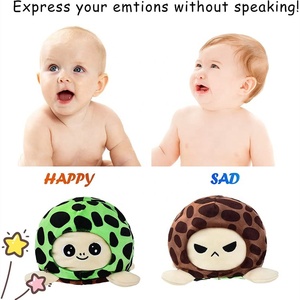 Idee di prodotto divertenti all'ingrosso reversibile morbido umore polpo giocattoli di <span class=keywords><strong>peluche</strong></span> animali di <span class=keywords><strong>peluche</strong></span> <span class=keywords><strong>peluche</strong></span> kawaii turtle toy - Product Image 4