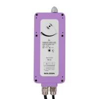 ExS6061SF-10DFK-1/24V - Actionneur de registre coupe-feu et anti-fumée antidéflagrant, retour par ressort en 1 seconde, 10 Nm, marche/arrêt, AC/DC 24V
