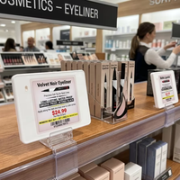 Etiqueta de Precio Digital para Supermercado LEEKA ESL, Fabricada con Material ABS y Pantalla E-Paper de Alta Calidad de 1.54 Pulgadas, Resistente al Agua