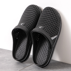 Summer New PVC slippers for Men Custom Logo Beach <strong>Flip</strong> <strong>Flops</strong> Anti-Slip Outsole Light Weight Flat Sandal - Product Image 1