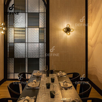 Ensemble complet de mobilier de restaurant et d'hôtel moderne en marbre, sur mesure, pour commande de fabrication et approvisionnement complet