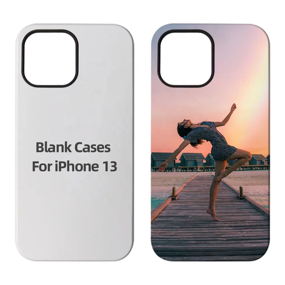 Subbank थोक मोबाइल फोन बैग 3D उच्च बनाने की क्रिया लेपित 1 में 2 के लिए IPhone 13 श्रृंखला उच्च बनाने की क्रिया रिक्त फोन के मामलों