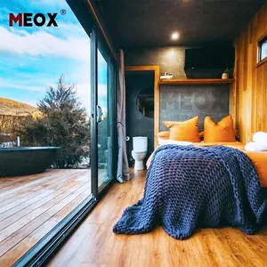 MEOX benutzerdefinierte ISO und Csc 20 Fuß 40 Fuß luxuriöses 2 3 Schlafzimmer-Mobilhaus modulares winziges Haus nachausgestaltete Versandcontainerhäuser