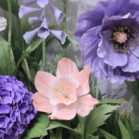 Groupe de coquelicots géants en mousse Eva pour mariage, fête, événement, arrangement de fleurs artificielles, décorations extérieures imperméables.