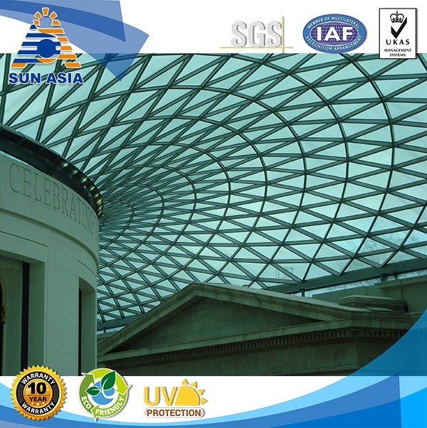 3mm recubierto de UV refleja el calor lowes policarbonato paneles roofing hoja