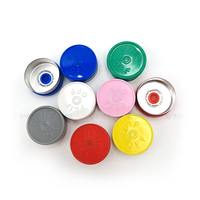 Capuchon en aluminium-plastique de 20 mm avec fermeture à nervures pour flacons de parfum et de savon liquide, impression de logo personnalisée