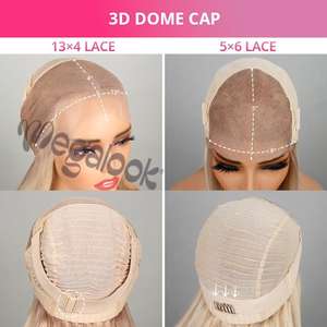 Ombre Rubio ceniza resaltar Bob <span class=keywords><strong>corto</strong></span> peluca ondulada 6x5 Rubio #2 marrón oscuro <span class=keywords><strong>cabello</strong></span> humano virgen sin pegamento frente de encaje peluca judía - Product Image 6