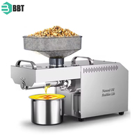Presse hydraulique en acier inoxydable pour l'extraction d'huile, de graisse et de beurre de noix, de cacao et de fèves de cacao