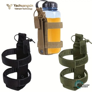 Sac banane tactique ajustable pour extérieur, en tissu Oxford vert, pour rangement de gourde et tasse, conception monobloc, utilisation toutes saisons - Product Image 4