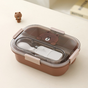 Lonchera de Silicona Multifuncional Portátil, Apta para Microondas, Ecológica y Resistente, con Diseño de Dibujos Animados Personalizado - Product Image 2