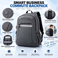 Sac à dos scolaire en nylon personnalisé avec logo OEM ODM, réfléchissant et sécurisé, pour le bureau, les voyages, vente en gros