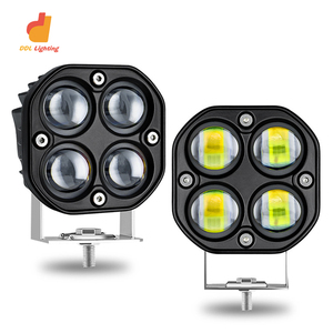 <span class=keywords><strong>Feux</strong></span> de route auxiliaires à LED bicolores blanc-jaune 4x4 25W, <span class=keywords><strong>feux</strong></span> antibrouillard tout-terrain 5D à LED, <span class=keywords><strong>feux</strong></span> à LED 12V - Product Image 5