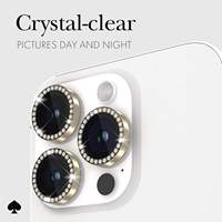 Pour iPhone 16 15 14 Pro Max Mini, protection d'objectif photo en verre trempé 9H avec film individuel en métal et verre pour objectif photo